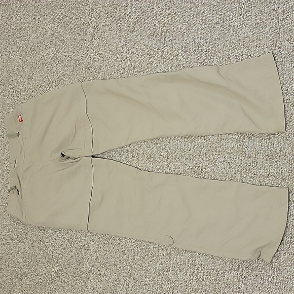 The North Face Zip Off Hiking Pants women's Sz 4. tan 100% Nylon - Picture 3 of 9